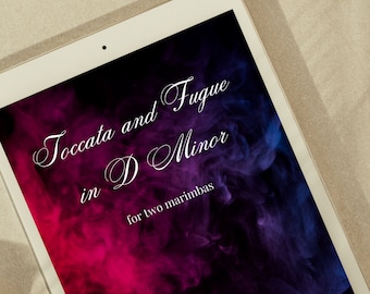 Toccata et Fugue en ré mineur de Bach, transcrites pour deux marimbas