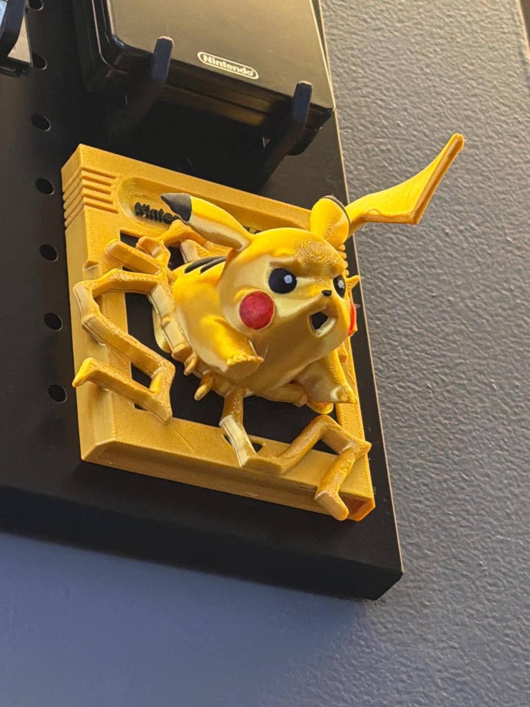 Pikachu Game Boy Cartridge Wall Art | 3D Printed Pokémon Room Decor ...