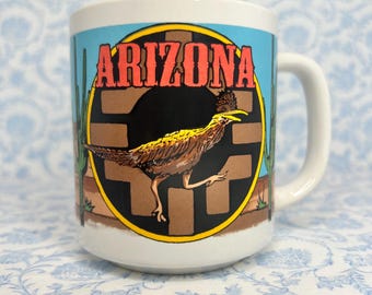 Vintage 1994 Arizona Roadrunner Mug