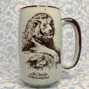 Vintage San Diego Zoo Lion Mug