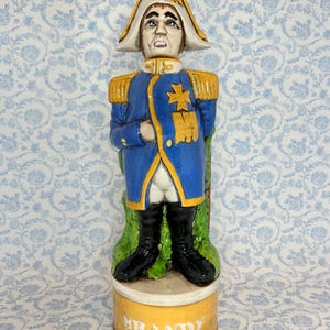 Vintage 1971 Handpainted Napoleon Decanter
