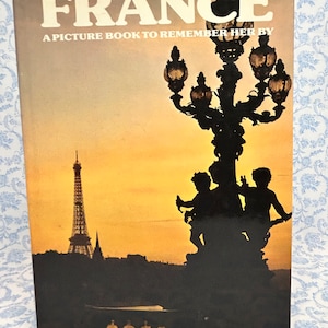 Vintage 1984 France A Book to Remember Her By Hardcover book