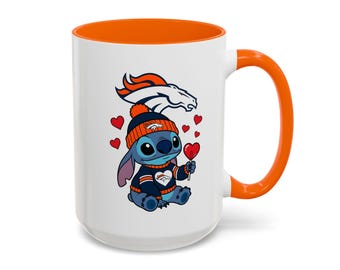 Denver Football Coffee Mug Valentines day