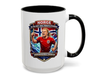 Noruega Haland coffee Mug Norway Football