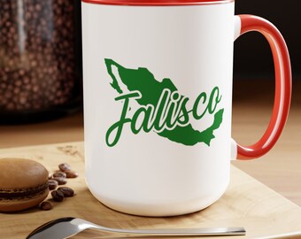 Jalisco Coffee Mug, 15oz, Jalisco Mexico, 5 de mayo party, independence day, 16 de September, Mexican gift gift for him, gift for her