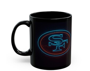 Coffee Mug, San Francisco 49ers Ceramic Cup, Football Fan Gift, Team Logo, Sports Memorabilia, Game Day Drinkware