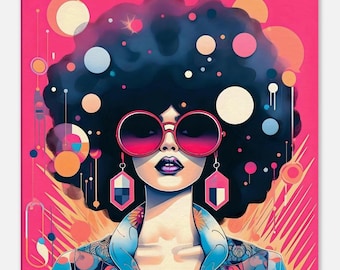 Disco Diva II Canvas Print by F Parrish