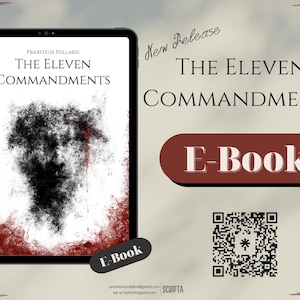 The Eleven Commandments, E-Book, Short Stories, Modern Literary Humour Writing, Literature, Greek Translation, Gift
