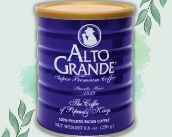 ALTO GRANDE CAFÉ Ground Premium 8.8OZ Puertorican Coffee Roasters