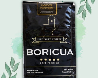 CAFÉ BORICUA Ground Coffee 14 OZ Puertorican Coffee Roasters