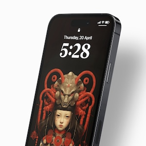 Dragon Princess Wallpaper • iPhone / Android Background image •  Anime Phone Lock Screen • Phone Wallpaper • iOS • Apple • Instant Download