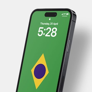 Brazil Flag Phone Wallpaper, iPhone, Android Background image, Team Football Women&#39;s World Cup Lock Screen, iOS, Apple, Soccer Download