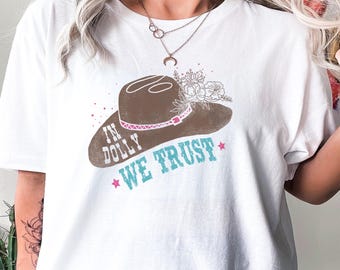 Dolly Shirt, Cowgirl Shirt, Cowboy Hat Shirt,  Country Music Shirt, Country Concert Shirt, 90’s Country Music Shirt