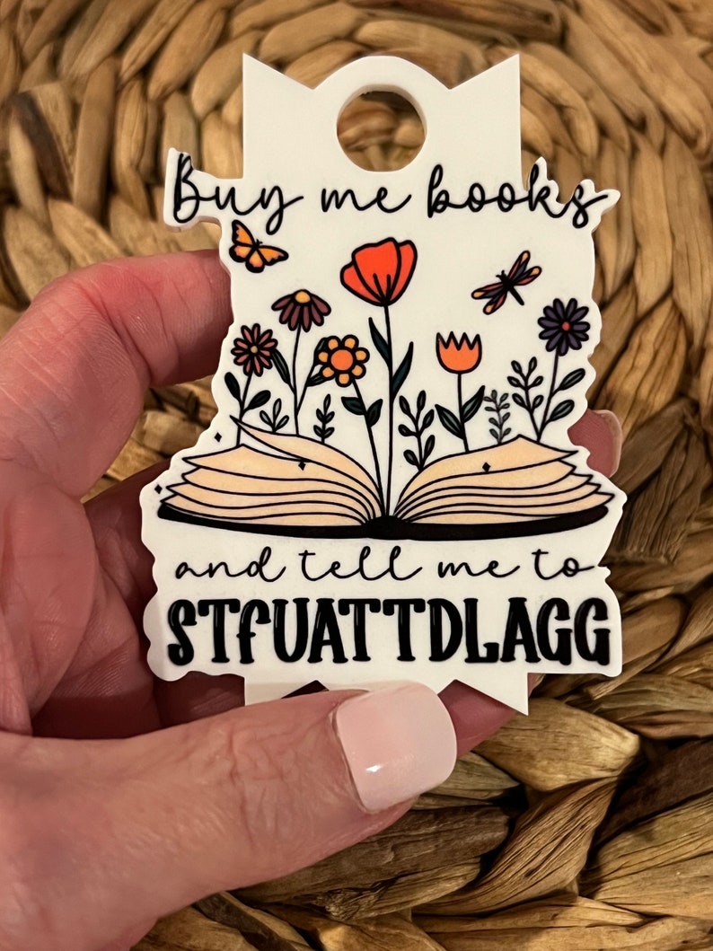 Buy me books lid topper STFUATTDLAGG Stanley Lid Topper 40 oz lid topper Stanley Book Lover Topper Buy me books and tell me to STFUATTDLAGG image 8