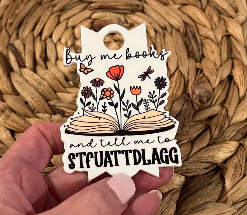 Buy me books lid topper STFUATTDLAGG Stanley Lid Topper 40 oz lid topper Stanley Book Lover Topper Buy me books and tell me to STFUATTDLAGG image 7