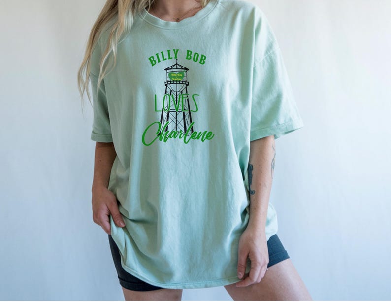 Billy Bob Loves Charlene Shirt, Water Tower Shirt, 90’s Country Music Shirt, Country Music T-Shirt Mint