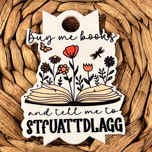 Buy me books lid topper STFUATTDLAGG Stanley Lid Topper 40 oz lid topper Stanley Book Lover Topper Buy me books and tell me to STFUATTDLAGG image 9