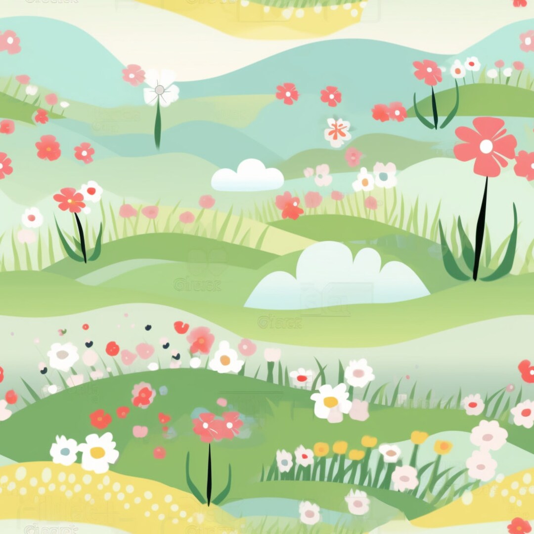 Spring Time Pattern - Etsy