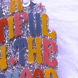 Laborhood Badge Reel: Glitter Acrylic OB/GYN Medical Badge