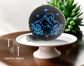 Velaris/Acotar inspired badge reel/Booklover/FantasyBook/Nightcourt/CityofStarlight/Mountainbadge/Prythian