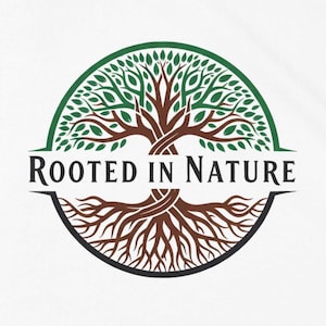 Rooted In Nature | Nature Lover Gift | Tree of Life Design | Earth Day Shirt | Unisex T-shirt