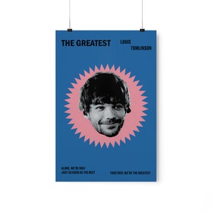 The Greatest Louis Tomlinson Mid-Century Poster