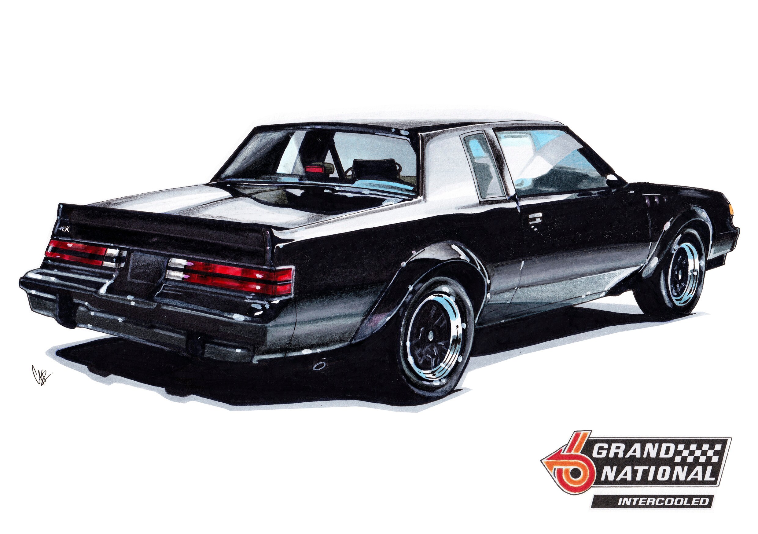 Buick Grand National GNX Turbo Etsy