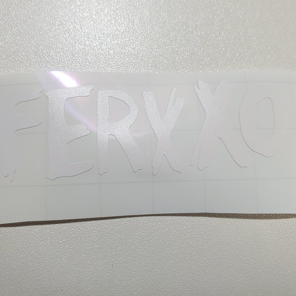 Feid Las Gafas Del Ferxxo Letters DIY Sticker Vinyl Decal Waterproof! * Glasses not Included*