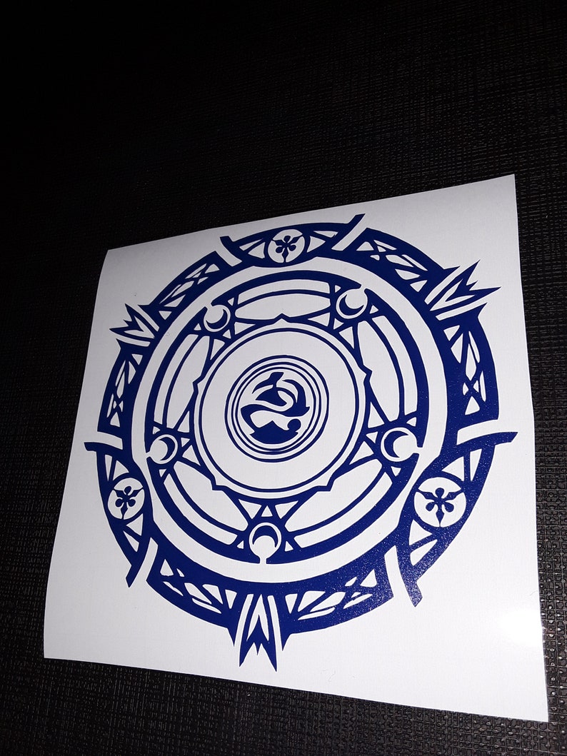 Dha Sticker House of Gremory Seal Symbol Rias Sticker Vinyl Decal Anime Waterproof ...