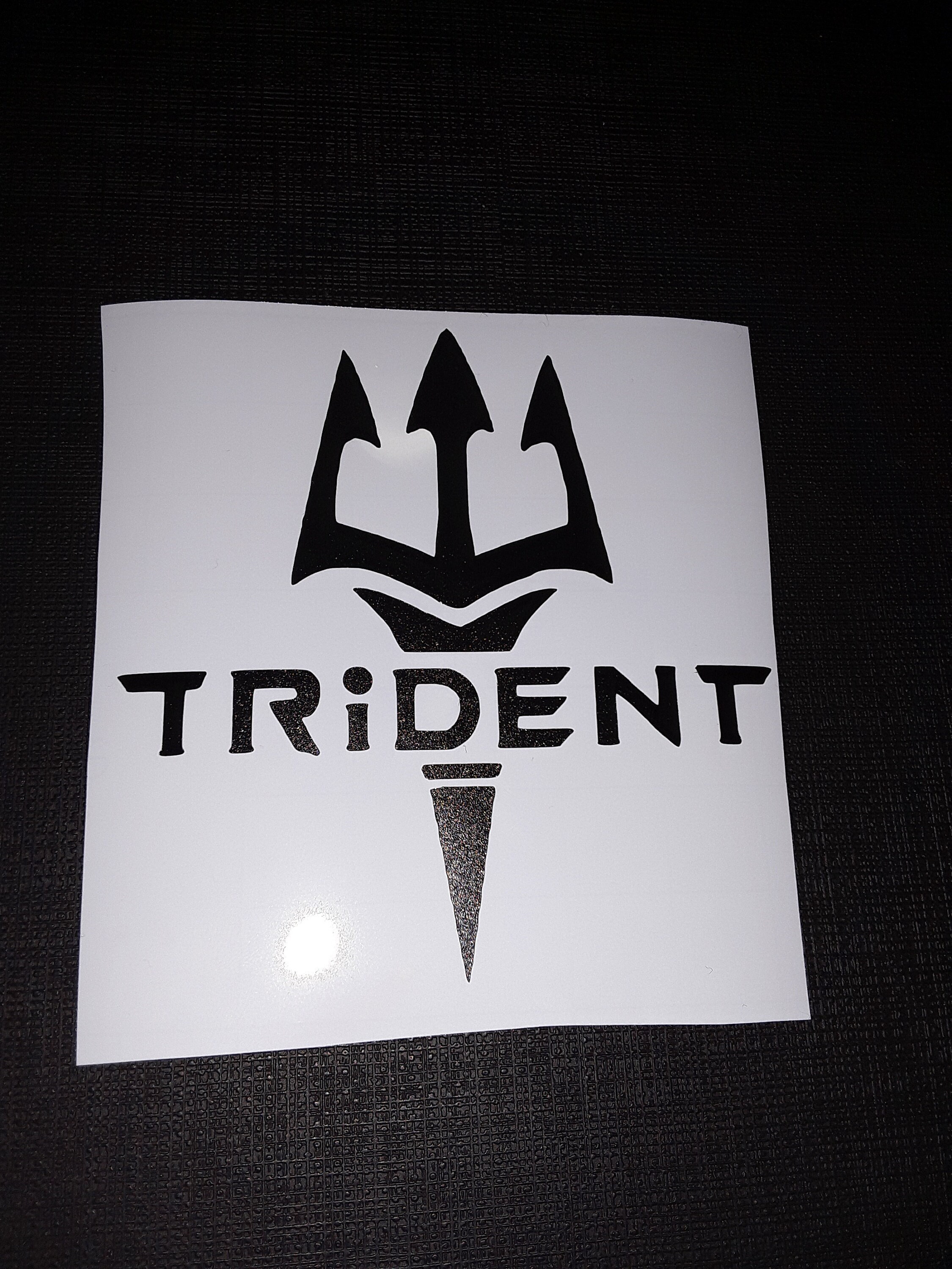 Round Trident Sticker Trident Band Logo J-rock Sticker Vinyl Decal Waterproof! - Etsy