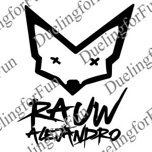 Rauw Alejandro El Zorro SVG PNG PES (Embroidery File)