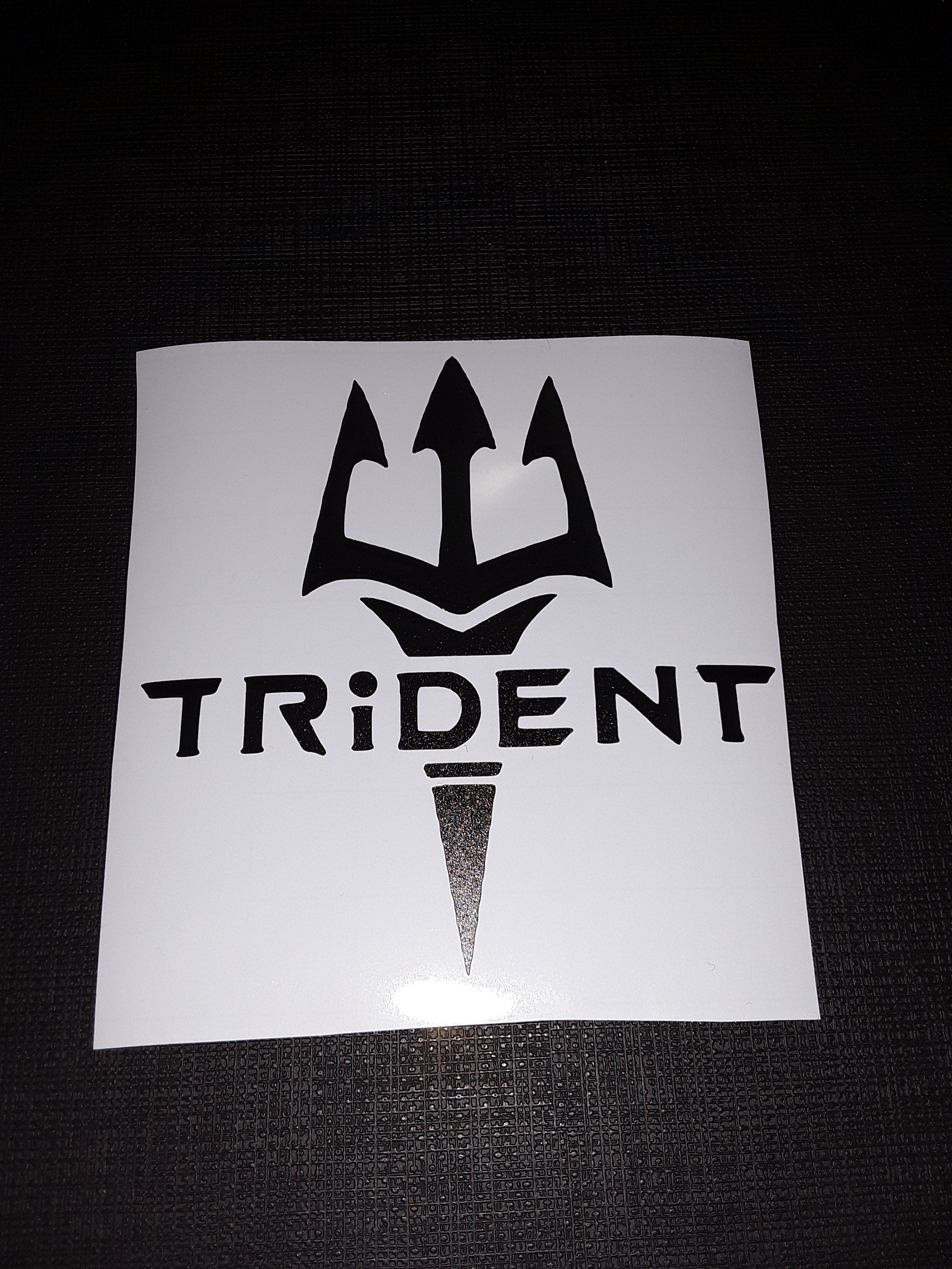 Trident Hand Sticker Trident Band Logo J-rock Sticker Vinyl Decal Waterproof! - Etsy