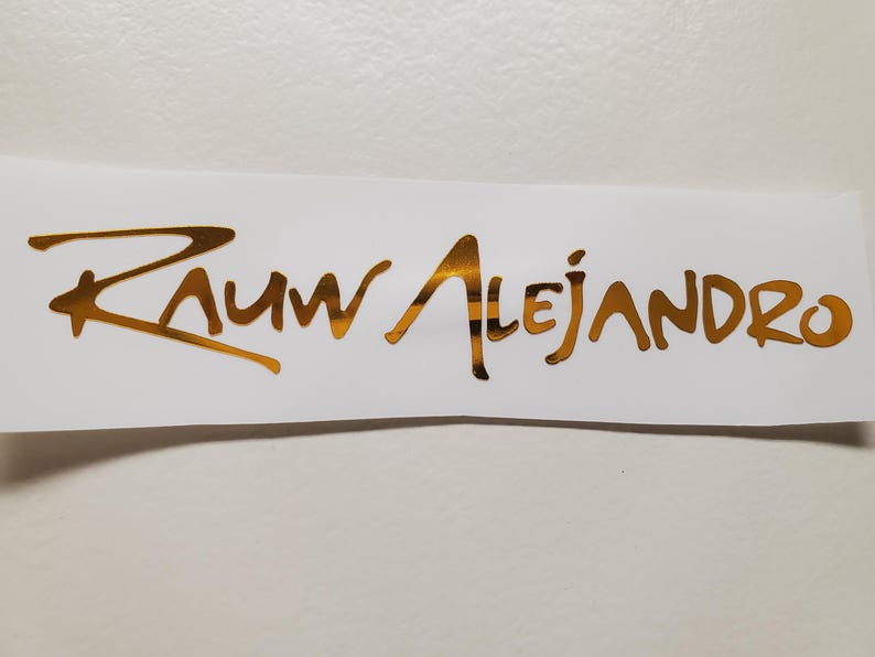 Rauw Alejandro El Zorro Name Cosa Nuestra Sticker Vinyl Decal for Car ...