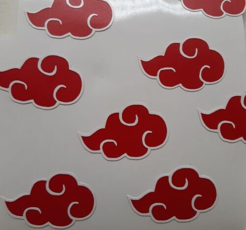  Akatsuki Logo Printed Decal Sticker Graphic - Die Cut Sticker,  High Resolution Top Grade Vinyl : Sports & Outdoors