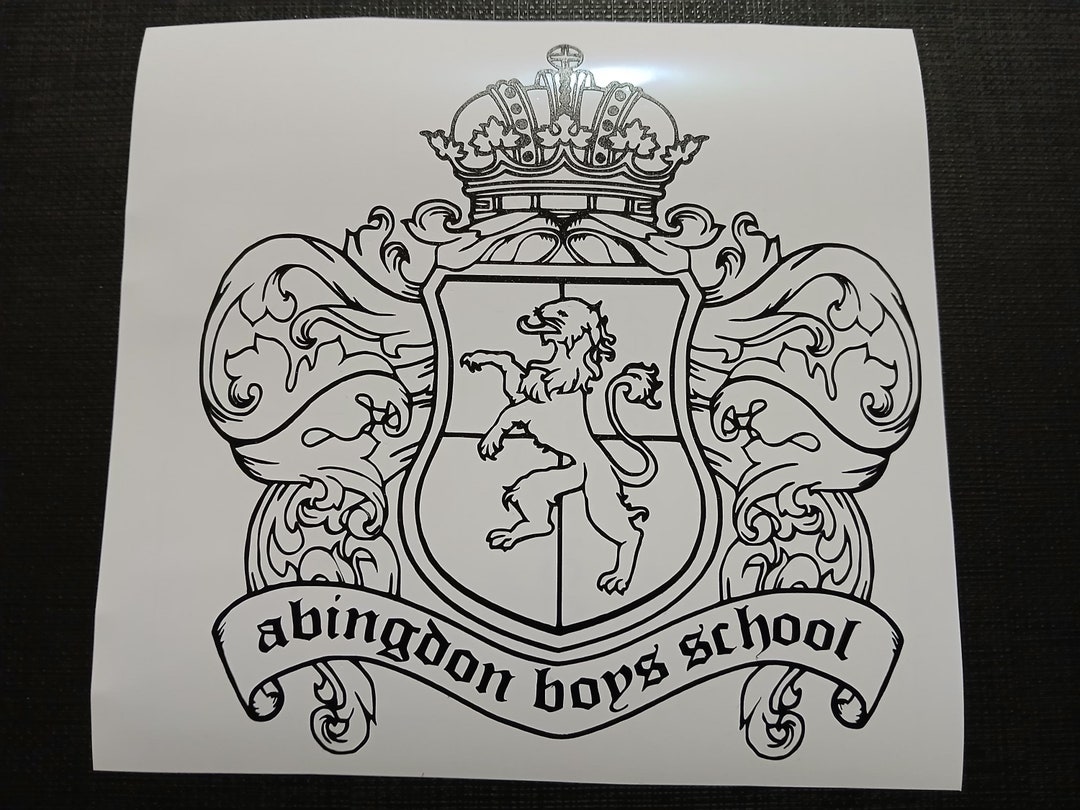 Abingdon Boys School Logo Band Sticker Vinyl Decal Waterproof! - Etsy