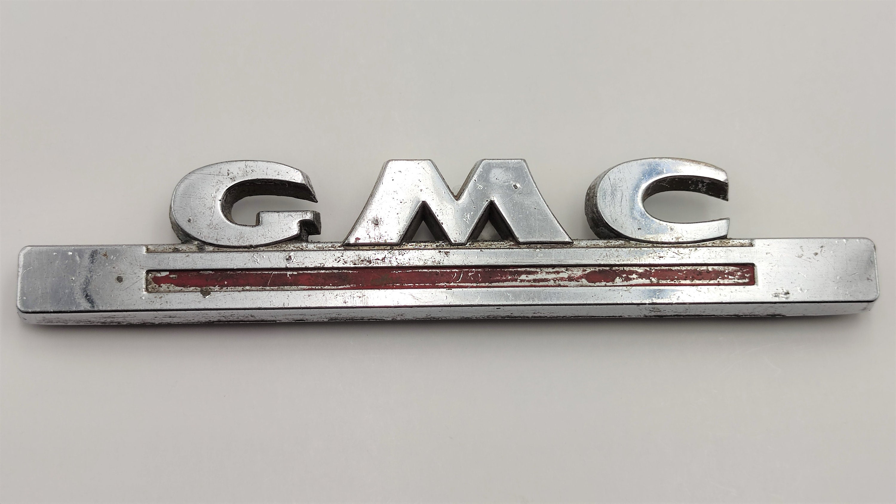 1947-1953 Gmc Emblem Truck Side Genuine Part Classic Metal