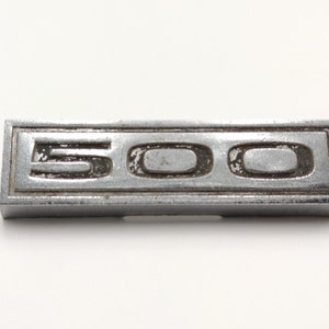 Emblem galaxy 500 trunk ford classic genuine part 1963