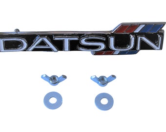 Grill datsun emblem 510 car classic metal bolt on