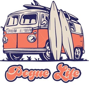 Outer Banks, retrosublimatie, Pogue Life| Sublimatieontwerp downloaden | T-shirtontwerp | OBX | PNG | Clipart |