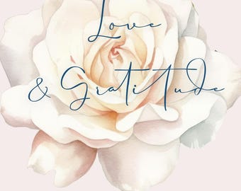 Love & Gratitude Phone Screen Digital File