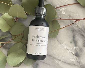 Hyaluronic Face Serum with Vitamin B5, 2 fl.oz dropper Bottle