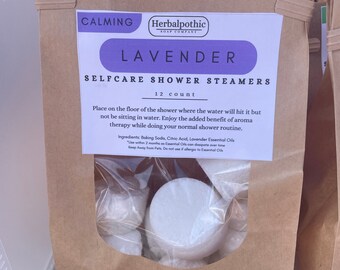 Shower Steamer! Like a Bath Bomb but for your Shower! Essential Oils diffuse into the air as you shower creating an aroma oasis!