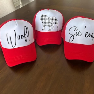 Red Georgia Trucker Hats