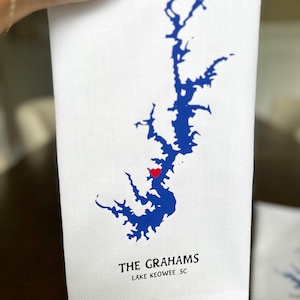 Custom Lake Towel