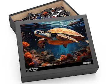 Turtle Jigsaw Puzzle: Ocean Scene, 120-500 Pieces