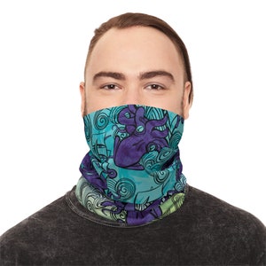 Release the Kraken... of comfort! This stylish, breathable neck gaiter is perfect for any adventure.