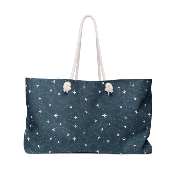 Jetsetter Weekender Bag, Airplane Travel Tote - Etsy
