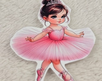 Ballerina Sticker, Pink Tutu, Scrapbooking, Journaling