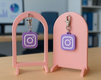 NFC Business Keychain Instagram