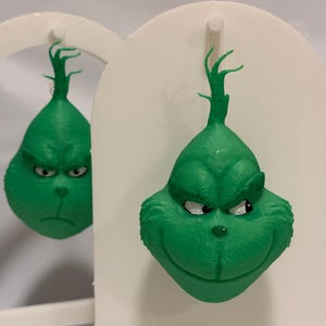 Grinch Ornament, Grinch Personalized Ornament, Homemade Christmas Ornaments